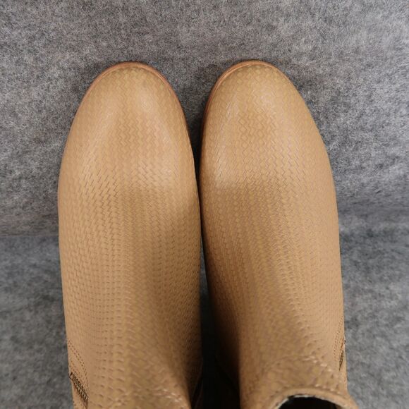 Wolverine Shoes Womens 7.5 Bootie Fashion Classic Textured Leather Brown Artisan - Picture 9 of 16